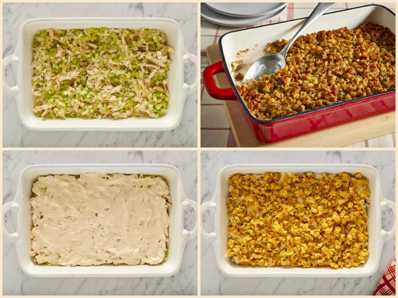 Chicken and Stuffing Casserole Recipe