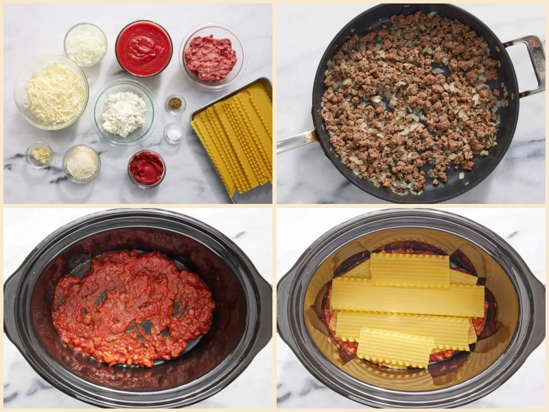 Slow Cooker Lasagna Recipe