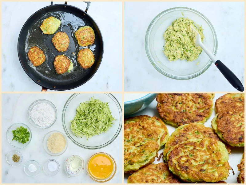 Mom's Zucchini Pancakes Recipe