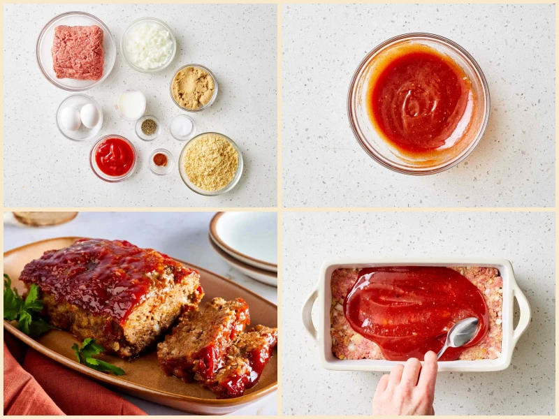 Brown Sugar Meatloaf with Ketchup Glaze Recipe