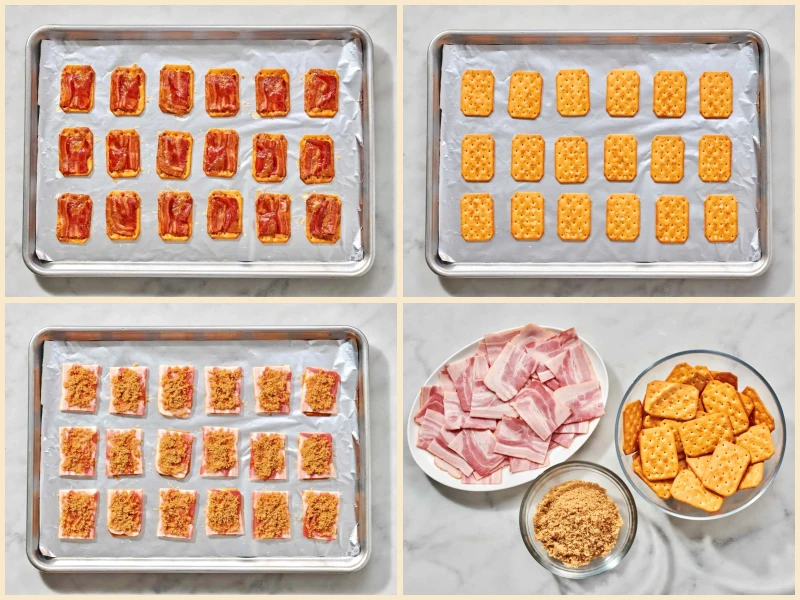 Sweet Bacon Crackers Recipe