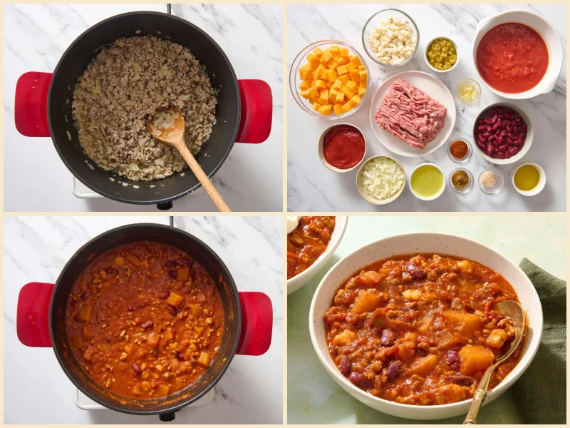Turkey and Butternut Squash Chili Recipe