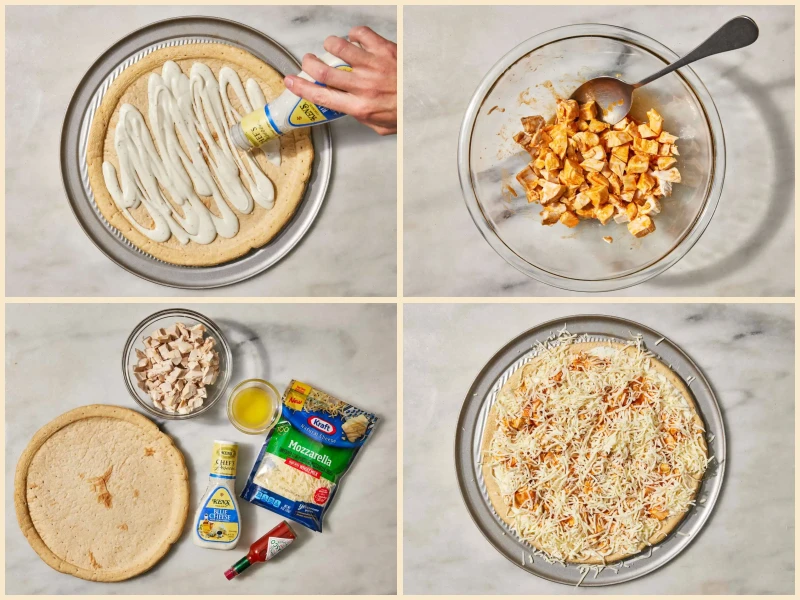 Buffalo-Style Chicken Pizza Recipe