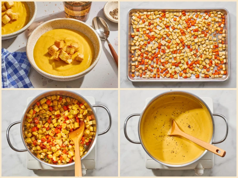 Creamy Roasted Parsnip Soup Recipe