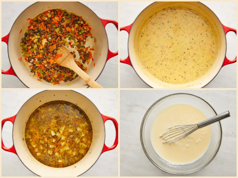 Cheeseburger Soup Recipe