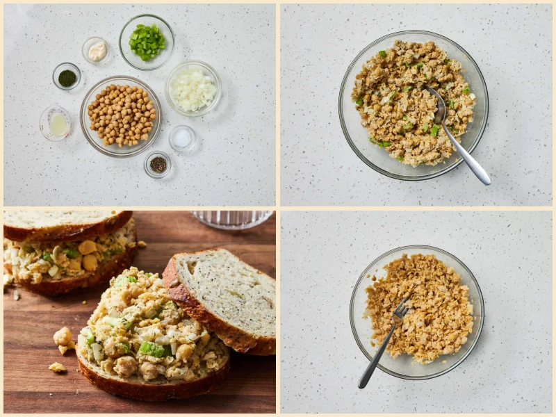 Vegetarian Chickpea Sandwich Filling Recipe
