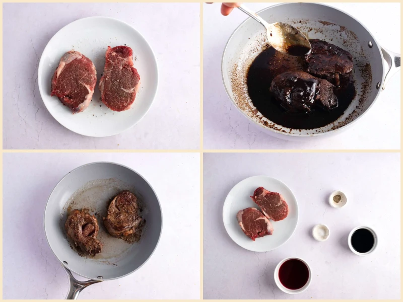 Filet Mignon with Rich Balsamic Glaze Recipe