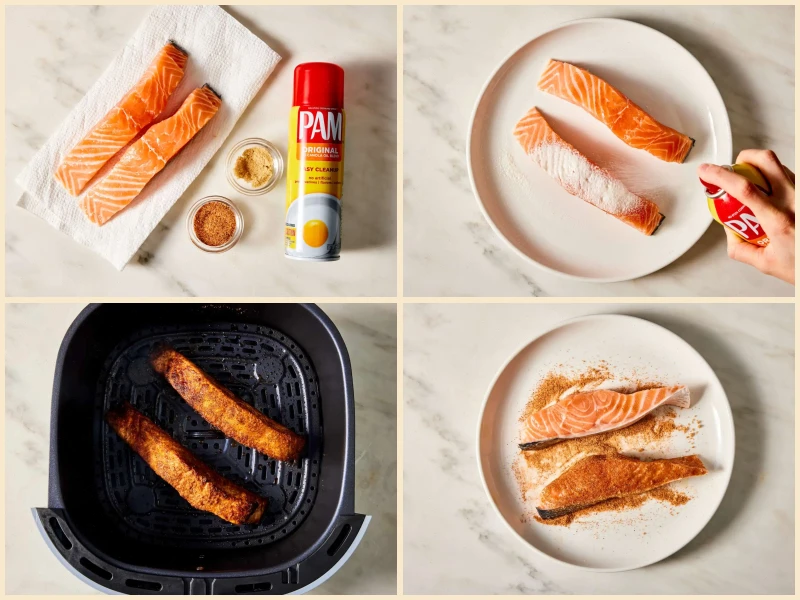 Cajun Air Fryer Salmon Recipe