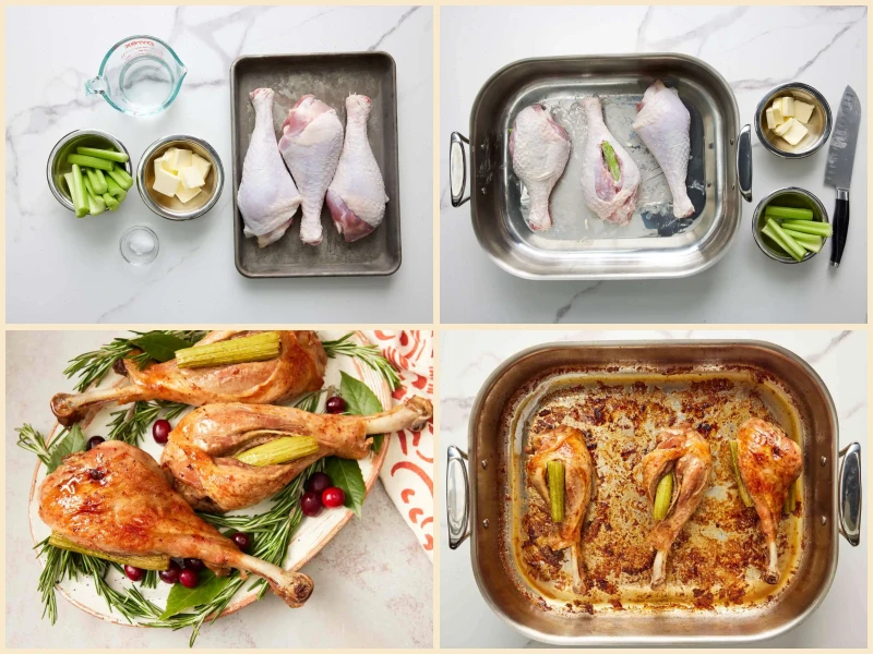 Roasted Turkey Legs Recipe