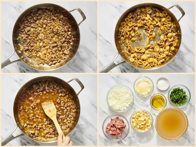 One Pan Orecchiette Pasta Recipe