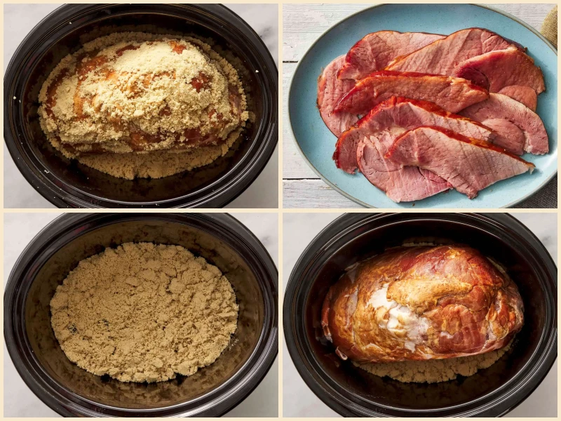 Receta de Jamón en Olla de Cocción Lenta