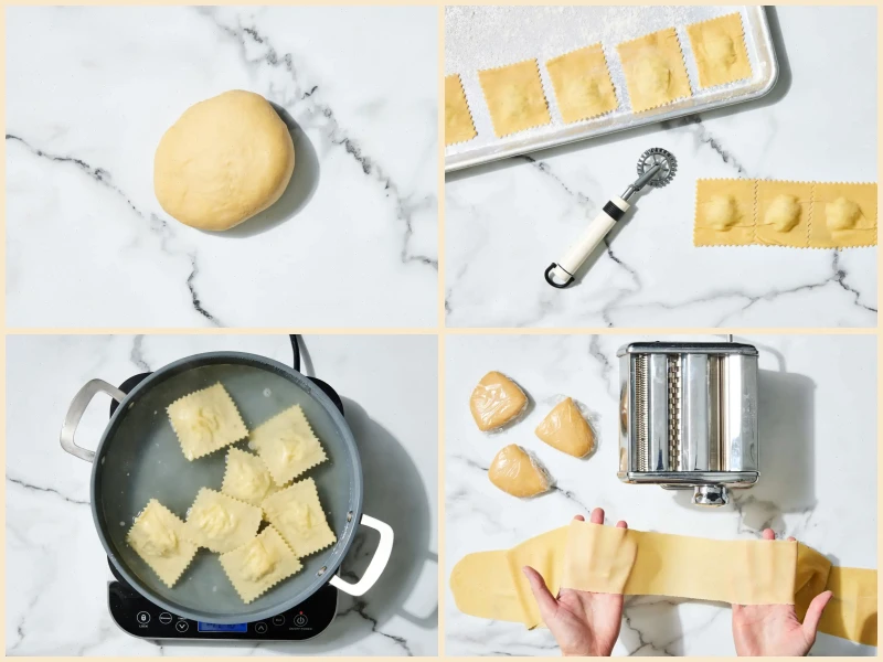 Homemade Four Cheese Ravioli Recipe