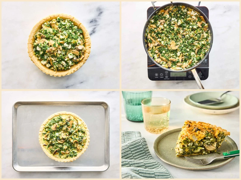 Receta de quiche de espinacas