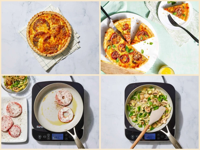 Loaded Vegetarian Quiche Recipe