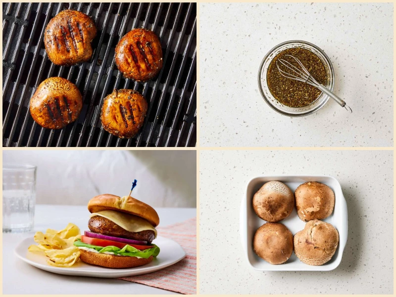 Portobello Mushroom Burgers Recipe