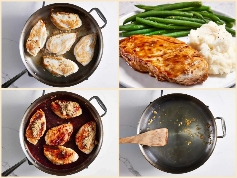 Chicken and Red Wine Sauce Recipe