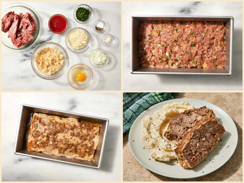 Low-Carb Meatloaf with Pork Rinds Recipe