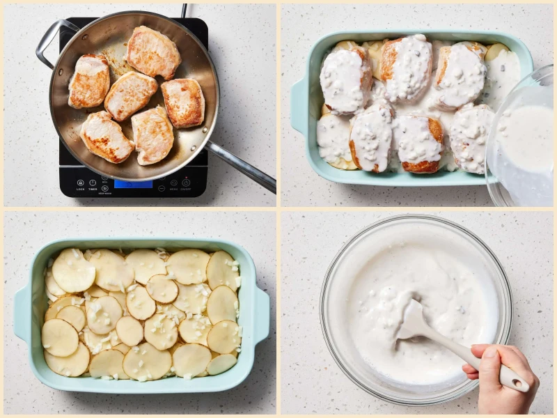 Pork Chop and Potato Casserole Recipe