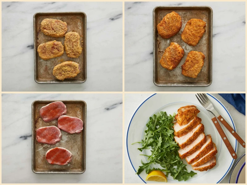 Breaded Air Fryer Pork Chops Recipe