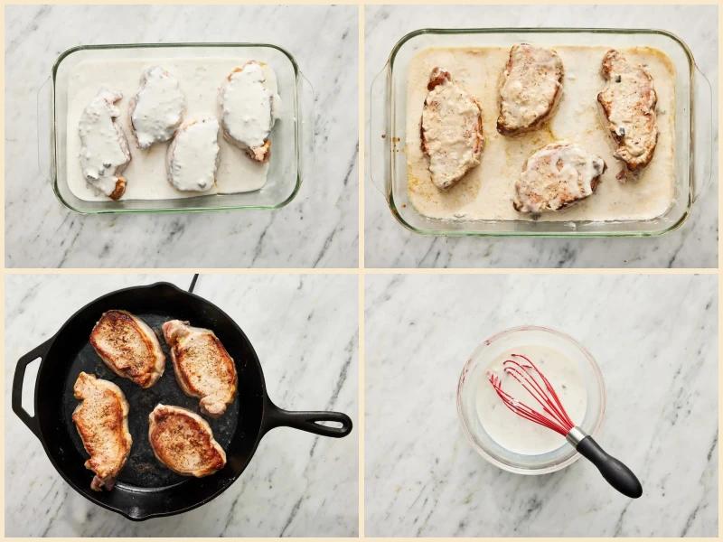 Gravy Baked Pork Chops Recipe