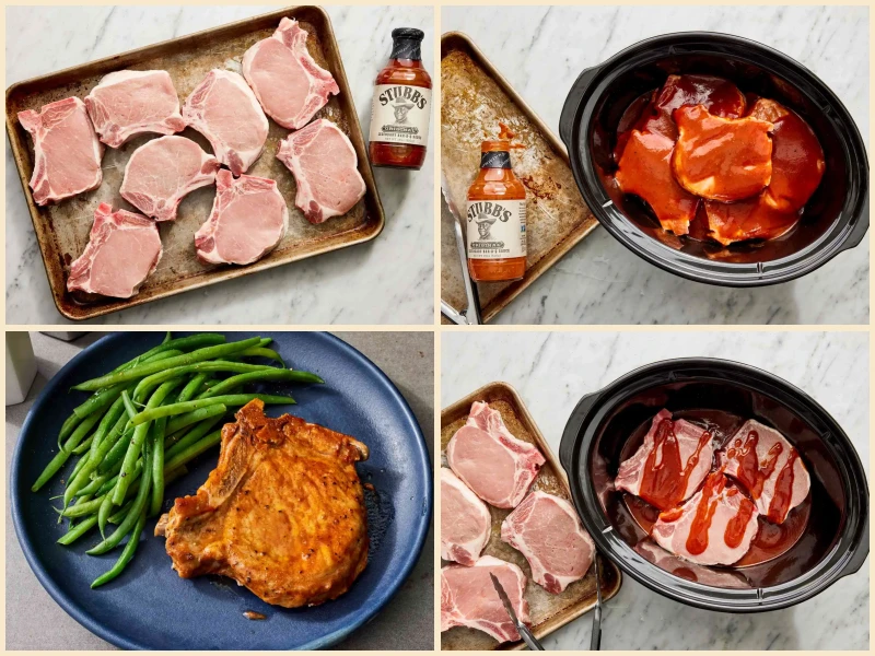 Slow Cooker BBQ Pork Chops Recipe
