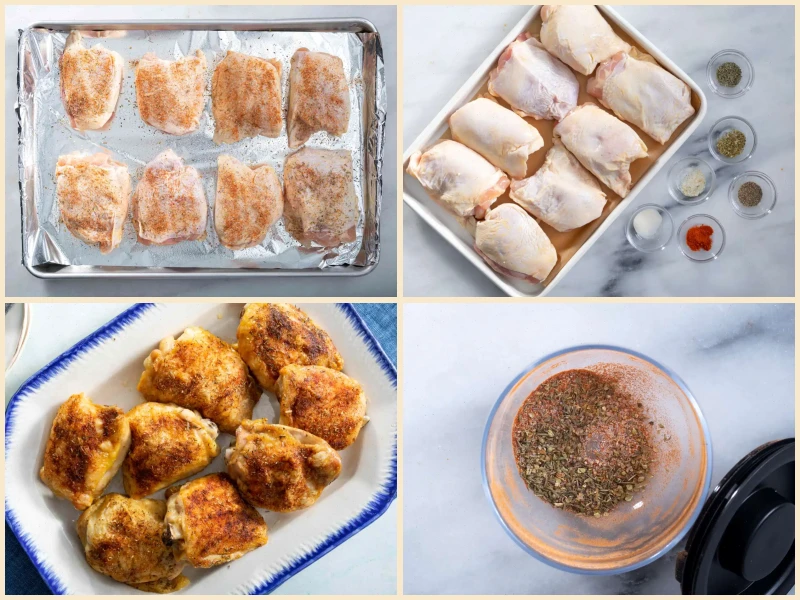 Crispy and Tender Baked Chicken Thighs Recipe