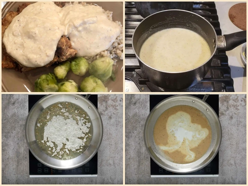 Mom's Country White Gravy Recipe