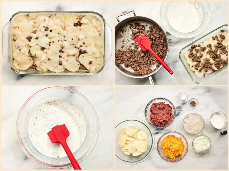 Hamburger Potato Casserole Recipe