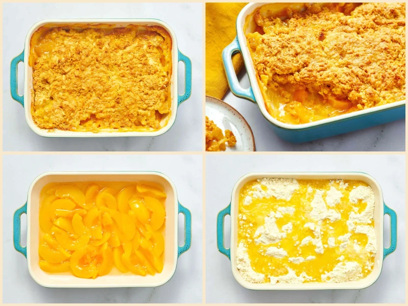 3-Ingredient Cake Mix Cobbler Recipe