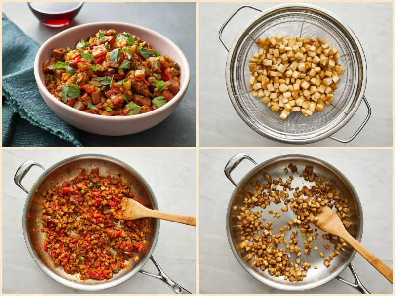 Sicilian Eggplant Caponata Recipe