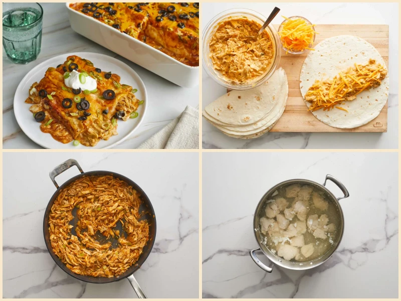 Angela's Awesome Chicken Enchiladas Recipe