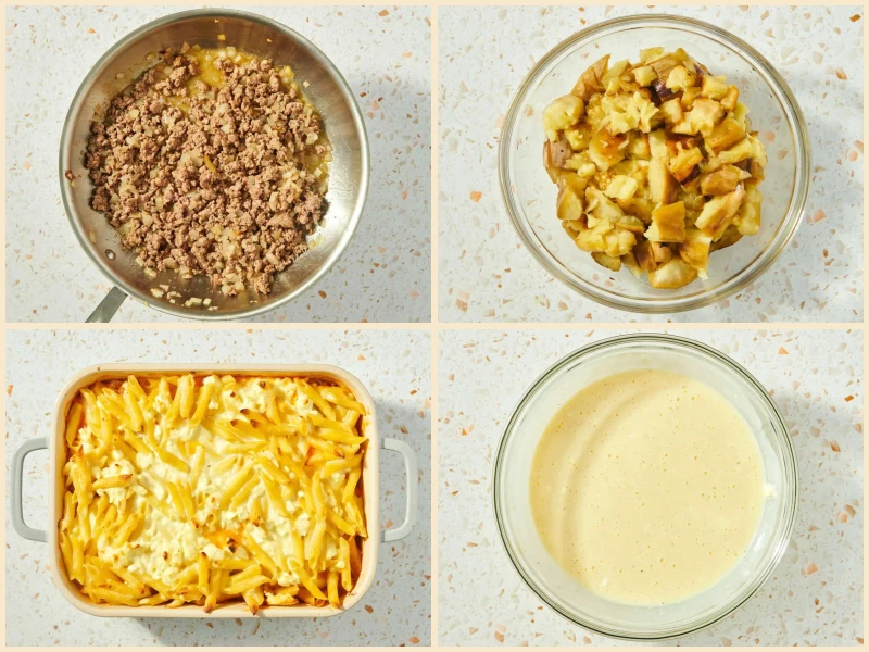 Roasted Eggplant Pastitsio Recipe