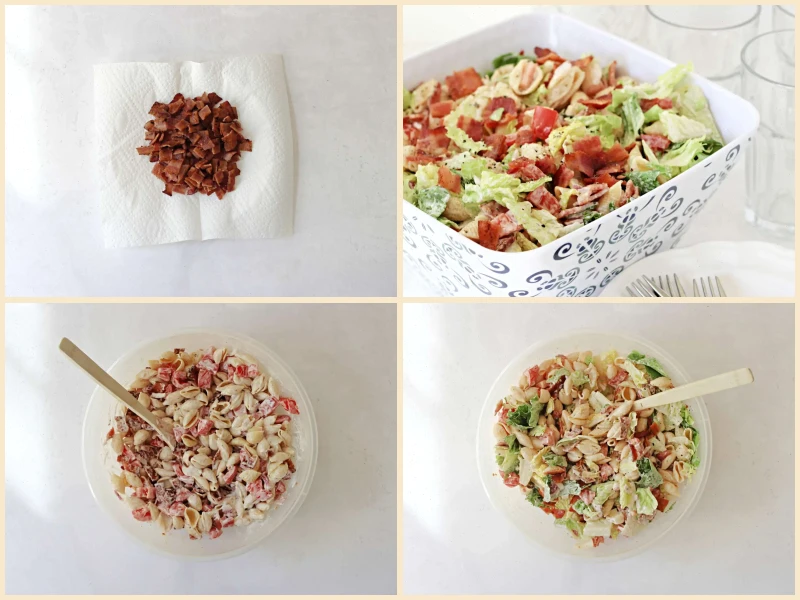 BLT Pasta Salad Recipe