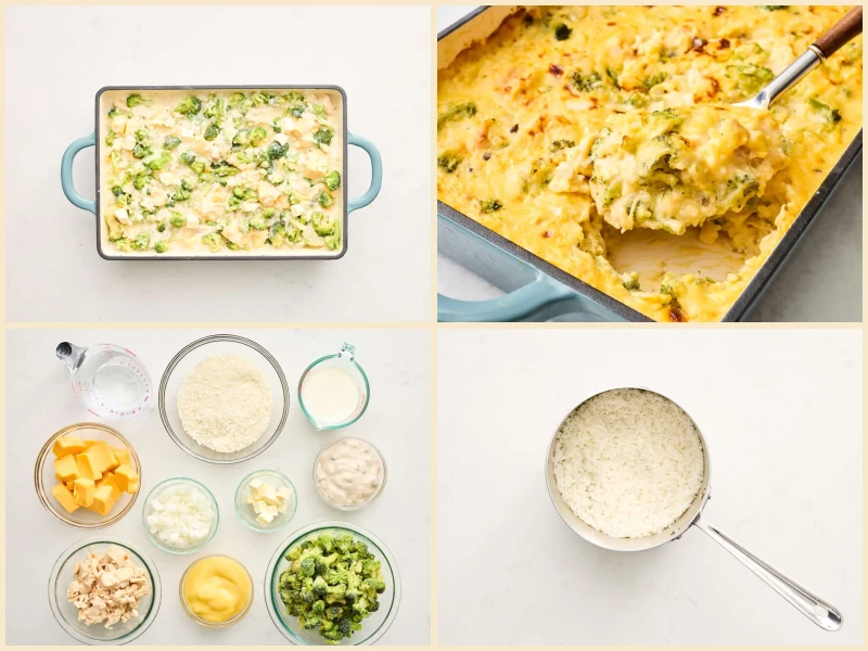 Broccoli, Rice, Cheese, and Chicken Casserole Recipe