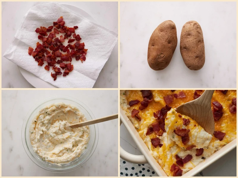 Twice-Baked Potato Casserole Recipe