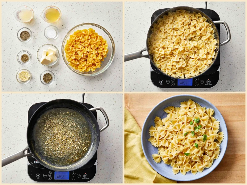 Lemon Butter Herb Pasta Recipe