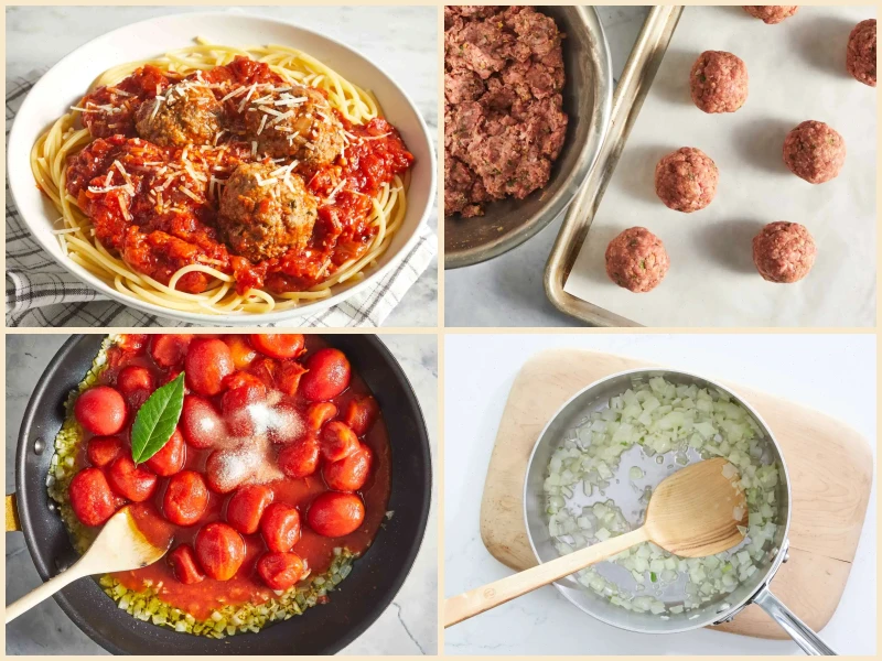 Italian Spaghetti Sauce with Meatballs Recipe
