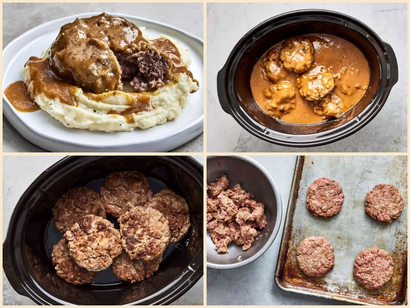 Slow Cooker Salisbury Steak Recipe