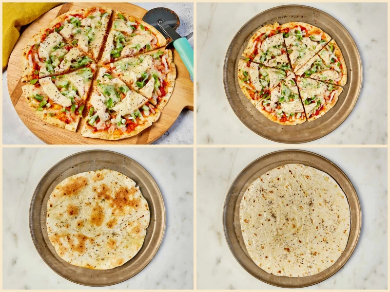 Easy Tortilla Pizza Recipe