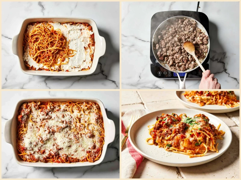 The Best Spaghetti Casserole Recipe