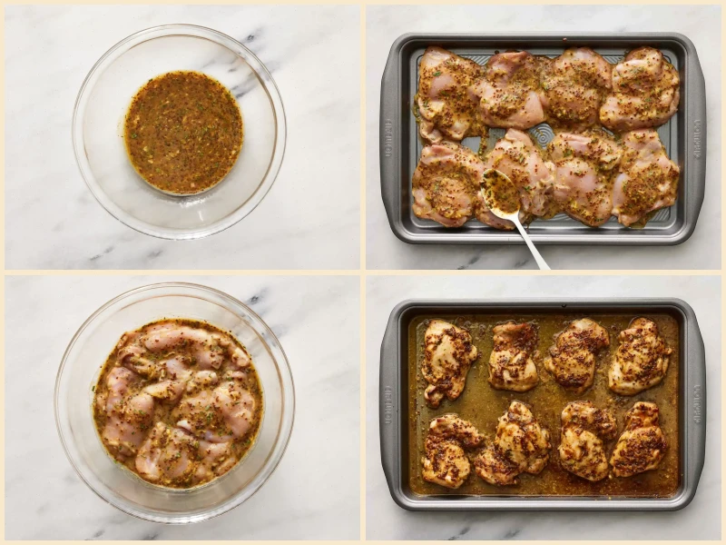 Honey Mustard Chicken Thighs