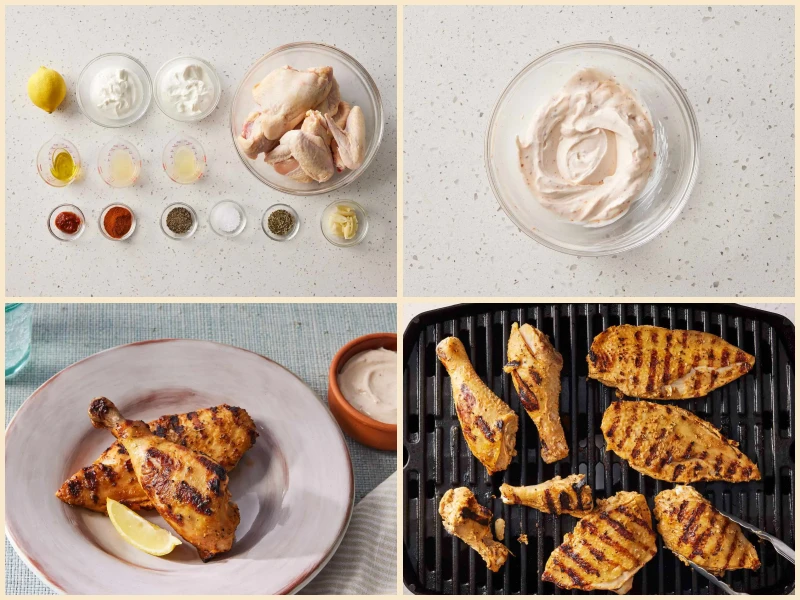 Grilled Greek Yogurt Marinated Chicken Recipe