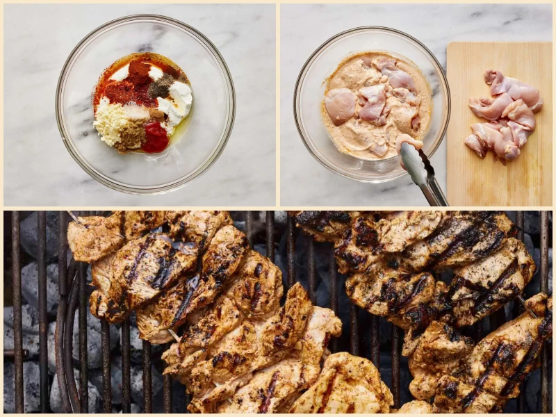 Turkish Chicken Kebabs Recipe