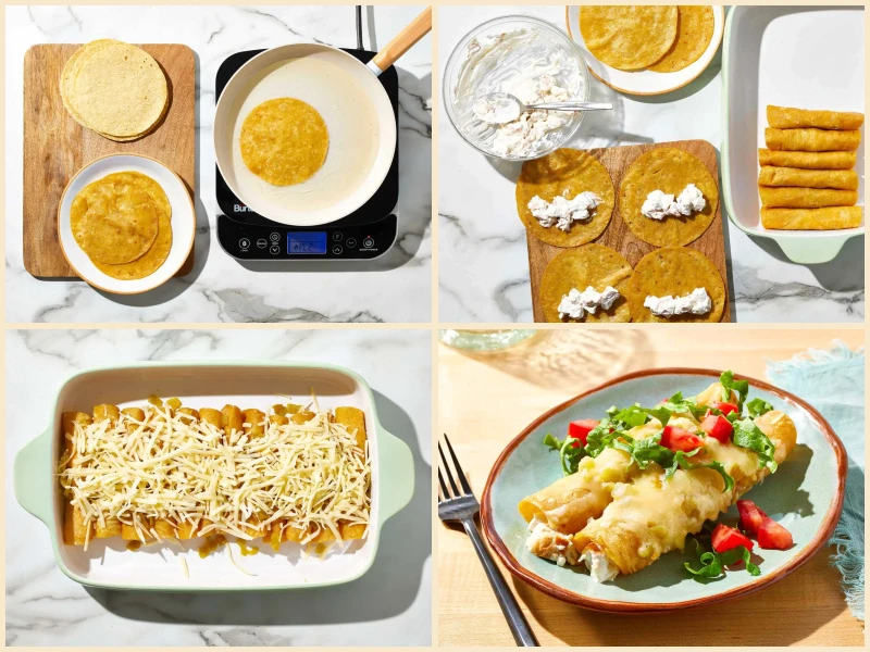 Enchanted Sour Cream Chicken Enchiladas Recipe