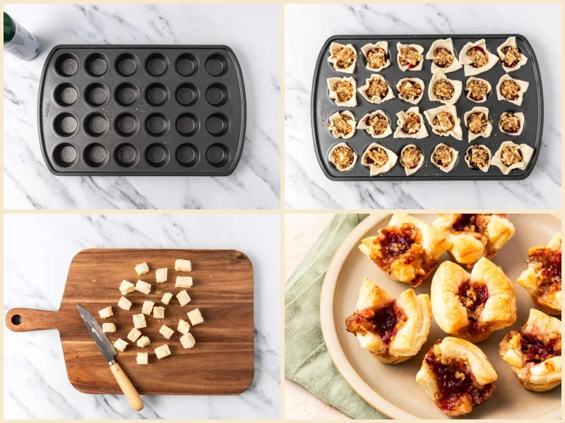 Cranberry Brie Bites Recipe