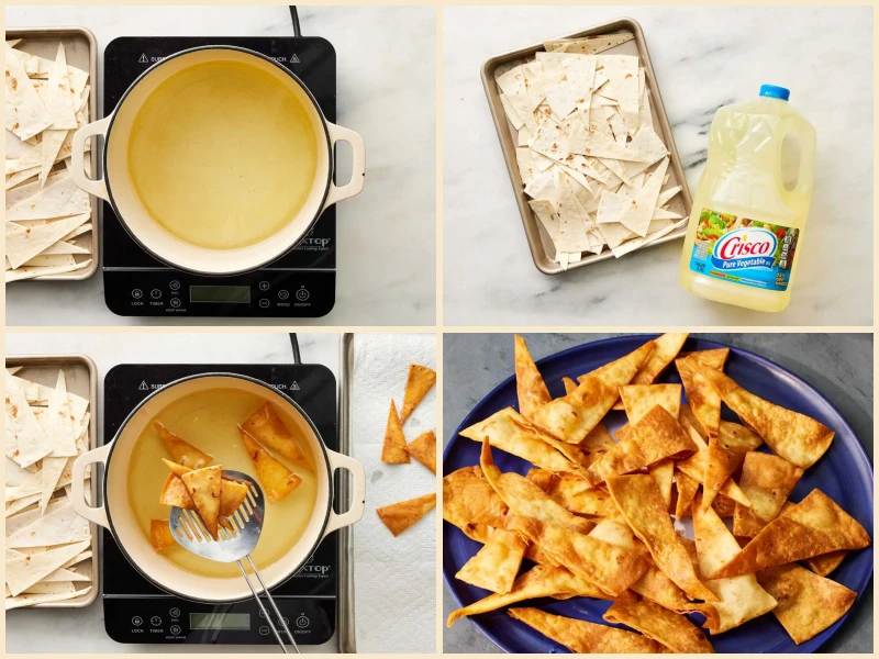 Fried Flour Tortilla Chips Recipe
