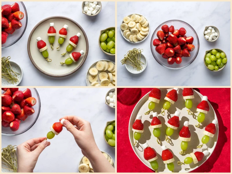 Grinch Kabobs Recipe