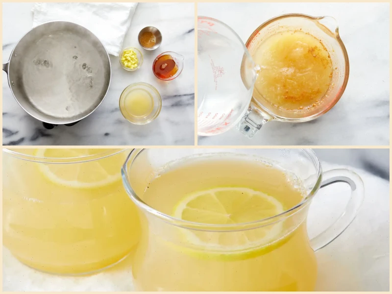 Warm Lemon, Honey, and Ginger Soother Recipe