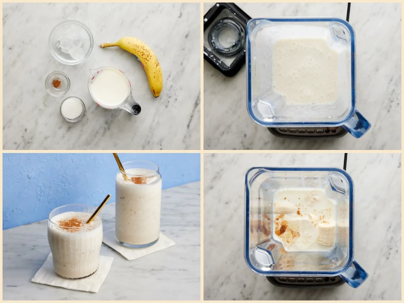 Quick Banana Milkshake (Ice Cream Free) Recipe