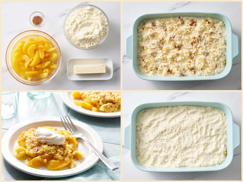 Peach Dump Cake Recipe